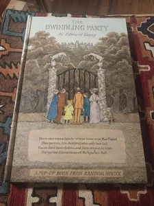 THE DWINDLING PARTY Pop-Up Book Edward Gorey Random House/Excellent Condition - Picture 1 of 13