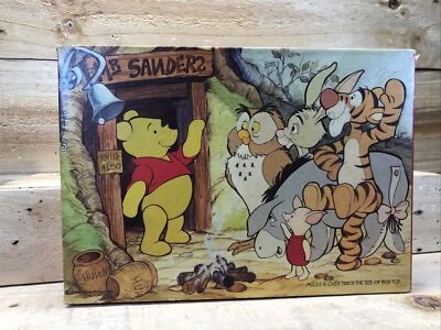 Rompecabezas Springbok completo vintage Disney Winnie The Pooh 48 piezas 12 x 17" Foto 1 de 4