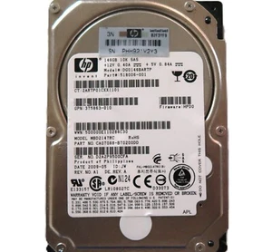 HP MBD2147RC CA07068-B70200DD RevNo A1 Rev A FW:HPD0 146gb 10k 2.5" SAS HDD - Picture 1 of 1