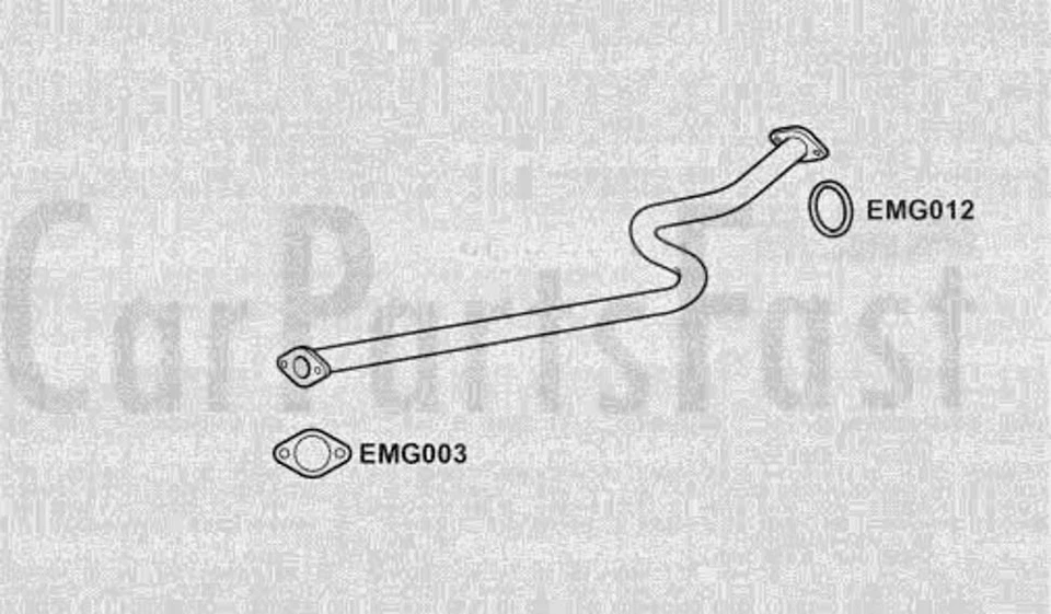 EXHAUST INTER PIPE to fit NISSAN Micra 1.0 Petrol Hatchback 01/1993 to 02/1998 - Image 1 of 1