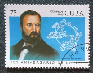 sCUBA Sc# 4030 UNIVERSAL POSTAL UNION UPU stamps philately 1999 used cto - Picture 1 of 1
