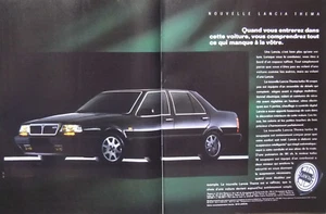 PUBLICITÉ DE PRESSE 1989 LANCIA THEMA TURBO 16 SOUPAPES - ADVERTISING - Imagen 1 de 1