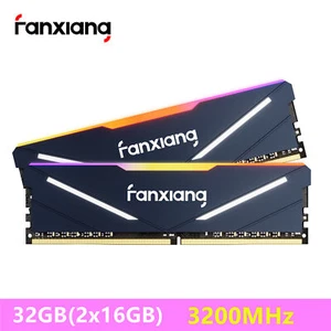 Fanxiang RGB DDR4 RAM 32GB (2x16GB) 288-Pin 3200 Gaming Desktop Memory Intel AMD - Picture 1 of 14