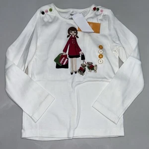 Gymboree Pups & Kisses Shirt Top Girls 5T 5 - Picture 1 of 1