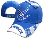 Américain Air Force Usaf Ailes Logo Crest Royal Bleu Brodé Chapeau Sous Licence