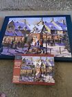 WH Smith 1000 Piece Christmas Time In The Village Jigsaw Puzzle Complete VGC