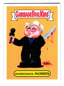 Murderous Morris 2016 Garbage Pail Kids Dateline Keith Morrison Parody Sticker - Picture 1 of 2