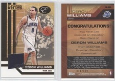 2007-08 Bowman Elevation Elevation Relics /179 Deron Williams #ER-DWI