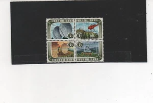 Papua New Guinea Stamps 1973 Telecommunications Block of 4 Fine Used SG231-234 - Picture 1 of 1