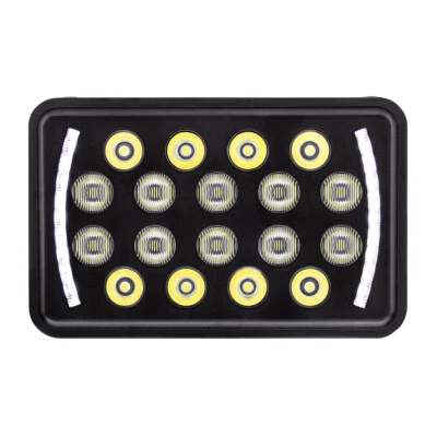 UPI 18 High Power 4"X 6" LED Rectangular Light With Position Light - Black 36449 — 第 1/4 张图片