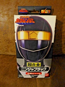Figura Power Rangers Ninja Sentai Kakuranger Negro Chogokin BanDai Japón 94 - Imagen 1 de 3