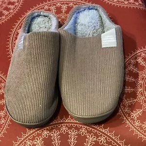 Mens Or Women House Warm Slip Soft Plush Flop Slippers Flip On Shoes Slippers - Picture 1 of 4