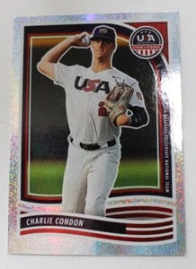 CHARLIE CONDON ROOKIE DISCO REFRACTOR SP Insert Rare RC Card 2024 USA - Picture 1 of 6
