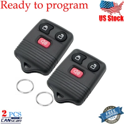 2 para 2000 01 2002 2003 2004 2005 2006 2007 Ford F-150 F-250 coche mando a distancia llavero Foto 1 de 4