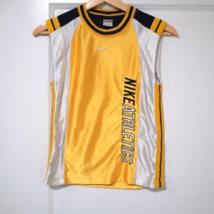 NIKE ATHLETICS  Embroidered Swoosh Tank Top Boys Size 6 - Picture 1 of 8