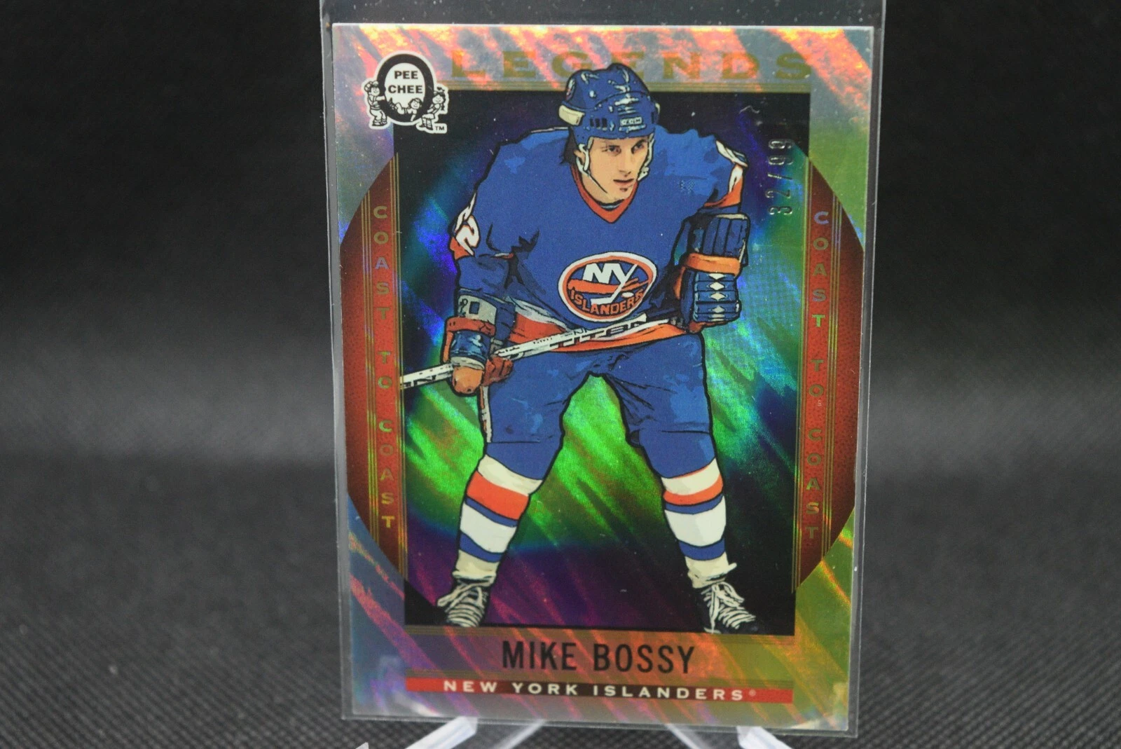 Mike Bossy #199 - 2018-19 OPC Coast to Coast - Legend - Polar Lights - 32/99