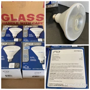 case LED Halogen flood 1200 Lumens 15 W Dimmable 41KFL TCP17P38D41KFL 12 BULB 💡 - Picture 1 of 12