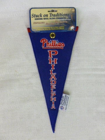 2005 Winning Streak Philadelphia Phillies MLB Genuine Wool Baseball Pennant Cover