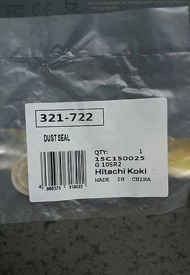 321-722 Dust Seal Hitachi Genuine part for disc grinder - Image 1 of 3