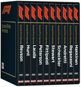 Grand Prix Heroes [10x DVD] *NEU* Niki Lauda, James Hunt, Mika Hakkinen, Stewart - Bild 1 von 1