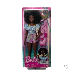 Barbie Doll w/ Roller Skates Fashion Accessories & Pet Puppy - Picture 1 of 3