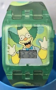 2002 The Simpsons Krusty The Clown Burger King Watch Y2K Vintage - Picture 1 of 7
