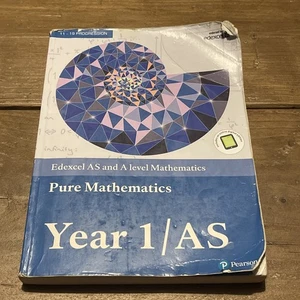Pearson Edexcel AS and A level Mathematics Pure Mathematics Year 1/AS Textbook - Imagen 1 de 8