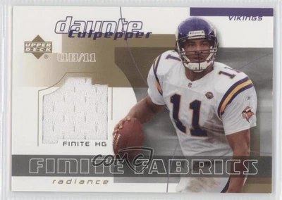 2004 Upper Deck Finite HG Finite Fabrics Radiance /25 Daunte Culpepper #DC - Image 1 of 2