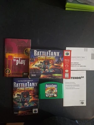 BattleTanx Global Assault (Nintendo 64) CIB  - Image 1 of 4