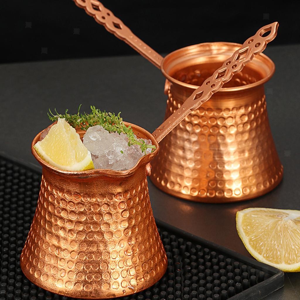 Türkische Kupfer-Kaffeekanne - Traditionell & Handgemacht