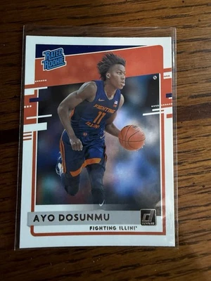 2021-22  Panini Chronicles Draft Picks Rated Rookie Ayo Dosunmu #44 Illinois - Image 1 of 2