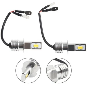 Fog Lamp Fog Light Bulb Car Lights Conversion Kit H3 LED Yellow Light 12V-24V DC - Picture 1 of 12