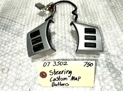 03-08 Juego de interruptores de botones de control de crucero del volante Nissan 350Z para mapas OEM Foto 1 de 4