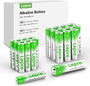 Paquete Variedad de Baterías, Paquete Combo de Baterías AA y AAA 24 Unidades, 2800mAh Alcalino - Imagen 1 de 5