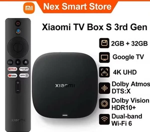 Xiaomi TV Box S 3rd Gen Smart Android TV Box 4K UHD Media Player WiFi Bluetooth - Bild 1 von 1