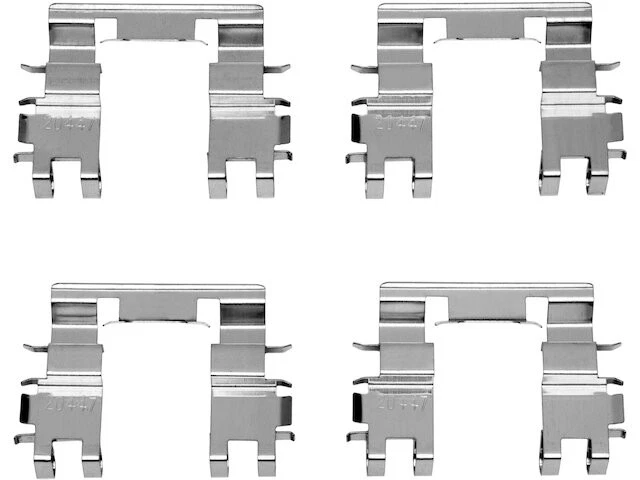 Kit de herrajes de freno delantero para Honda Civic 1989 1990 1988-1991 RN728FB Foto 1 de 1