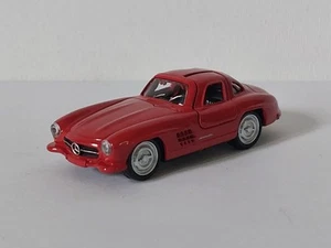 Macchina Miniatura NOREV 3 Inches 1/64. Mercedes 300 Sl Rosso - Foto 1 di 8