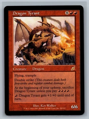 Magic The Gathering Scourge Dragon Tyrant #88/143 MTG TCG CCG - Image 1 of 2