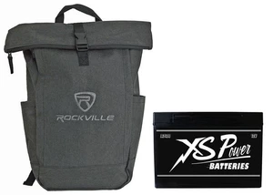 XS Power A3400 12V AGM Retro Series Battery, Max 3300Amps + Backpack - Picture 1 of 6