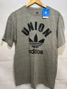 Philadelphia Union Adidas Originals Mens T-Shirt Gray Logo Short Sleeve M NWT - Picture 1 of 8