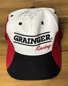 NASCAR Hat Grainger SnapBack Greg Biffle Autographed Roush Racing - Picture 1 of 4