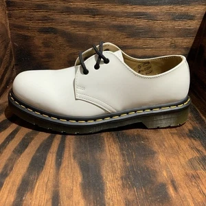 Doc Dr. Martens 1461 Smooth Oxford Schuh Leder Weiß Unisex Herren 7 / Damen 8 Neu - Bild 1 von 7