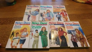 25-766 7 Vintage 1986 1987 Nancy Drew Files Books Carolyn Keene 3 4 6 7 8 9 10 - Picture 1 of 9