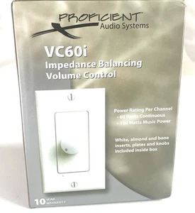 PROFICIENT AUDIO SYSTEMS - IMPEDANCE BALANCING VOLUME CONTROL - VC60i - Bild 1 von 7