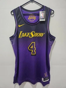 NWT Authentic Knecht #4 Los Angeles Lakers 2024/25 City Edition Mens Large Sz 48 - Picture 1 of 13