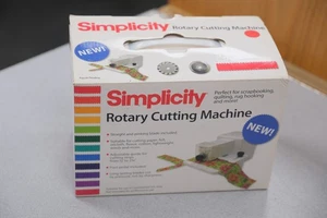 Simplicity Rotary Cutting Machine Model #881950 OPEN BOX VERY CLEAN FREE SHIPPIN - Picture 1 of 6
