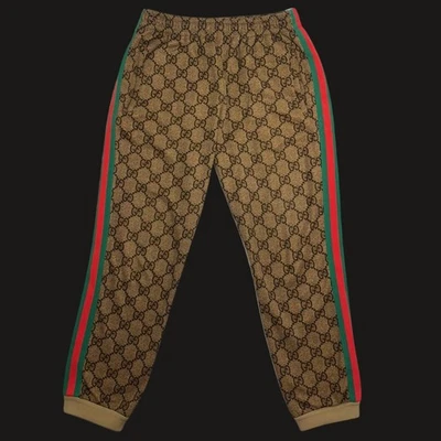 GUCCI Women’s Track Pants Black Size L Elastic Waist Logo Made In Italy - Image 1 of 4