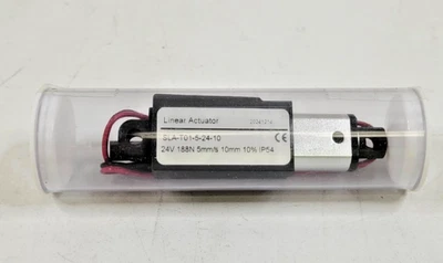 Electric Mini Micro Linear Actuator 10mm 0.4in 18N 5mm/s 24V SLA-T01 NEW - Image 1 of 4