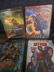 Marvel Dvd Lot,ant Man,Thor Ragnarok,dr Strange,bkack Panther,wasp - Picture 1 of 6