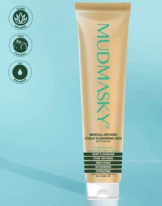 NEW Mudmasky Mineral Infused Double Cleansing Mask 3-in-1 Cruelty-Free – 75 ml - Picture 1 of 1